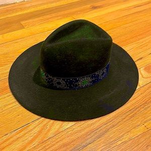 Lack of Color Large Black Hat w Celestial Band